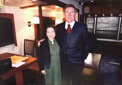Harrison Ford with Hong
