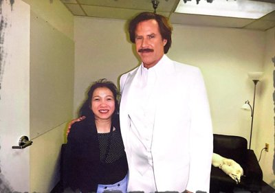 Will Ferrell with Hong