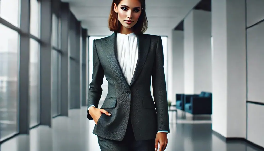 modern women's business suit