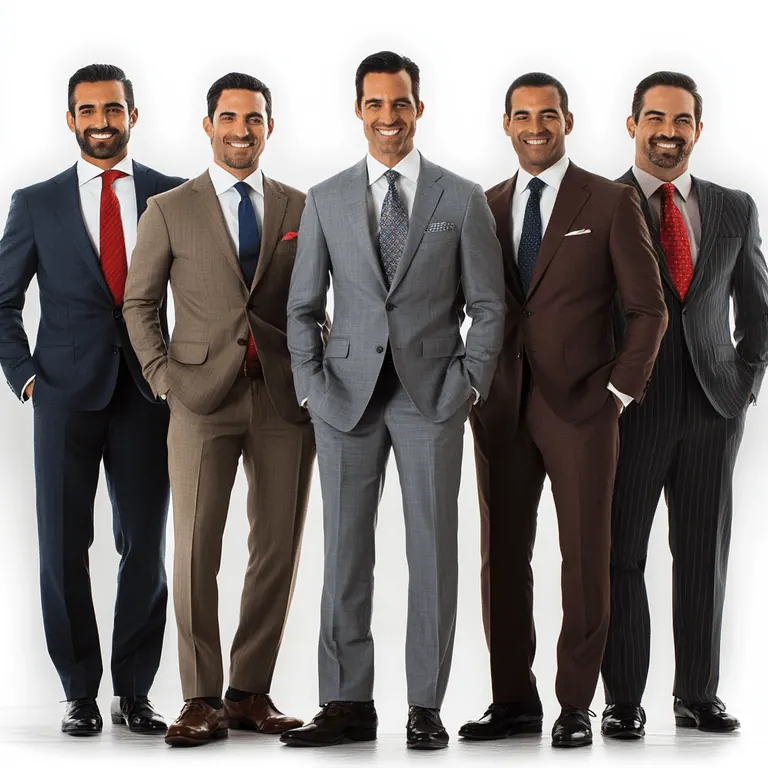 Audiomoon a photo of several men in several styles of suits. 71abee10 8db0 411f 8561 4369f3fac228 3 transformed