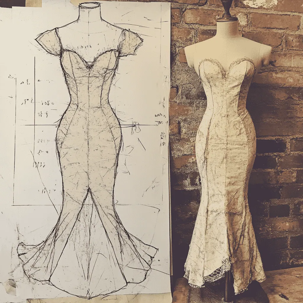 A formal outfit altered on a rush turnaround ahead of an awards ceremony