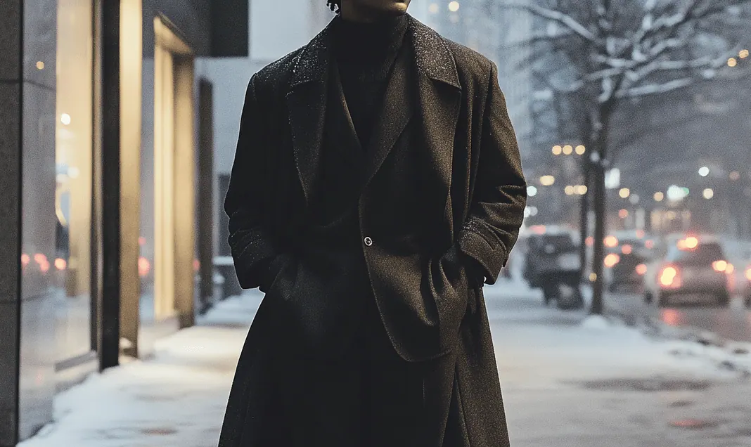 Winter trench coat