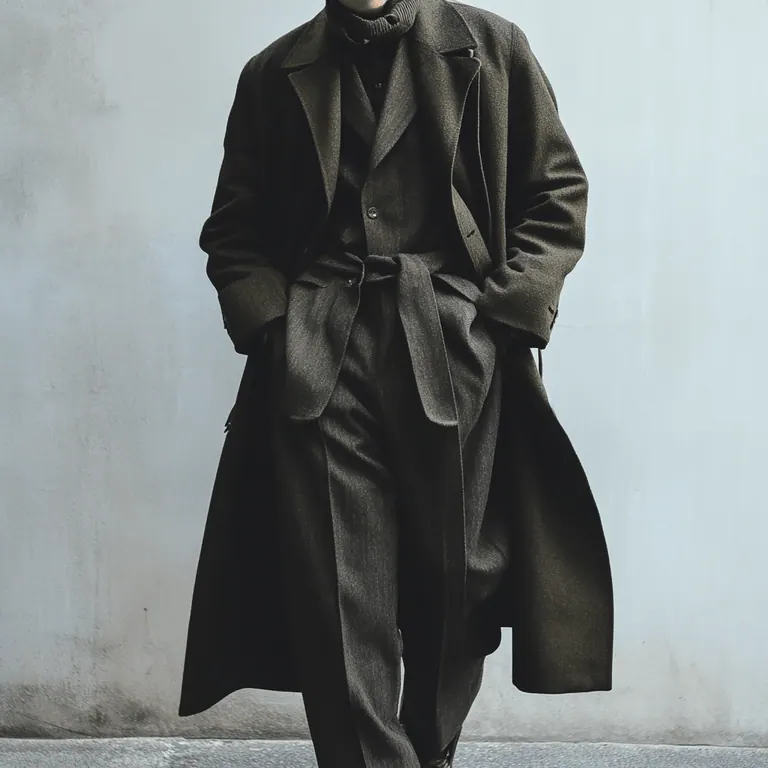 Winter trench coat