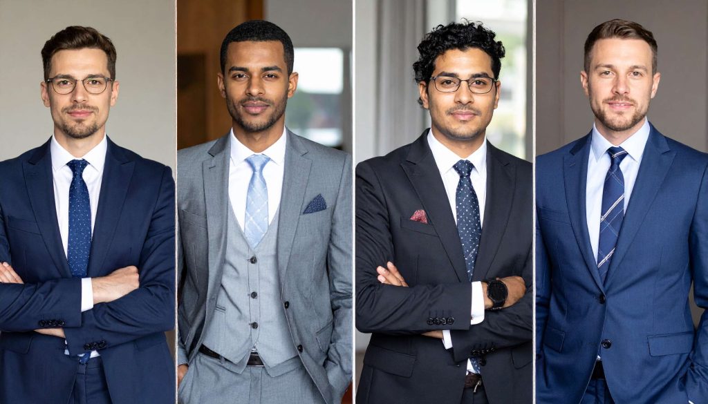 Four diverse Atlanta professionals—corporate lawyer entrepreneur musician